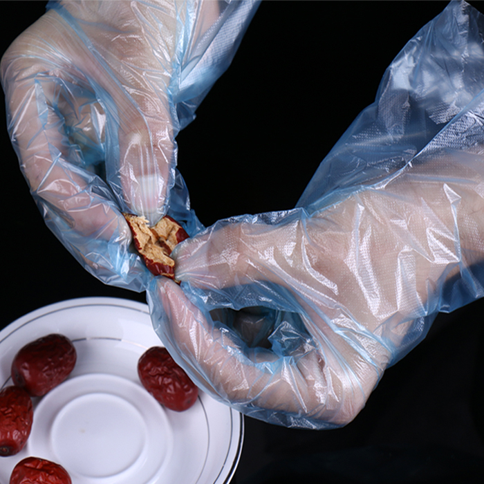 Food Grade HDPE Plastic Disposable Gloves