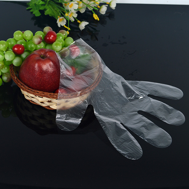 Food Grade Disposable PE Gloves Transparent Plastic Disposable HDPE Gloves