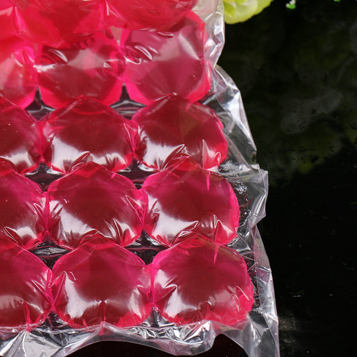 28pcs Round Shape Lacing Disposable Ice Cube Bags