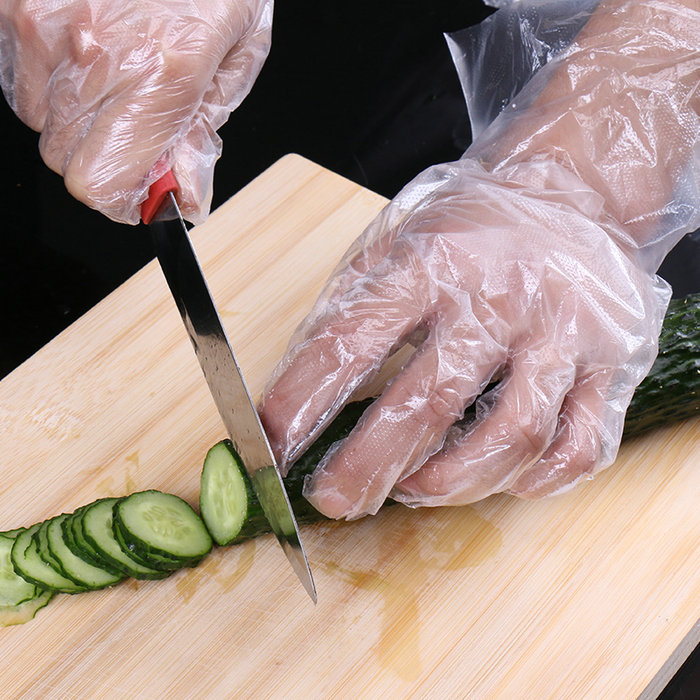 Kitchen Multifunctional Plastic Cooking Disposable Gloves