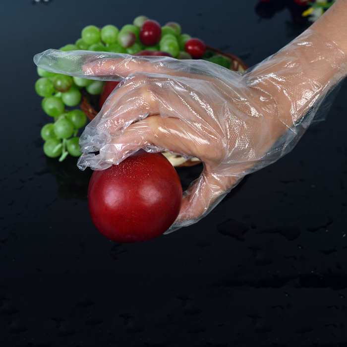 PE Transparent Food Safe Disposable Gloves