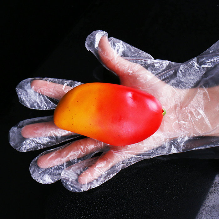 Convenient Clear Polyethylene Food & Beverage Stores Food Gloves
