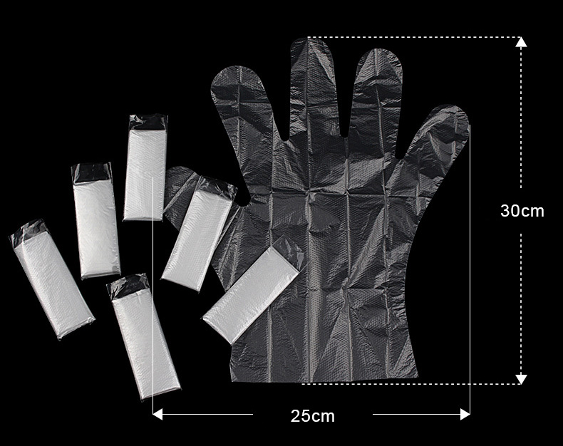 Multi-purpose Application Individually Wrapped Disposable Poly Gloves