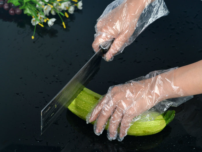 Disposable Food Safe Stretch Poly Gloves