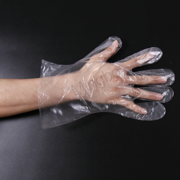 Clear Waterproof Hair Dyeing Disposable Gloves