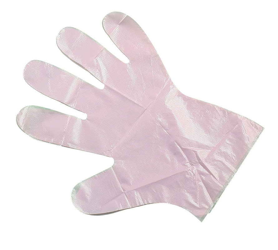 Food grade transparent disposable pe poly deli gloves