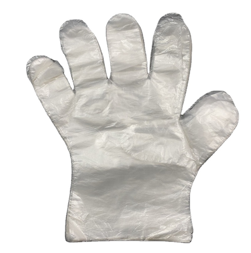 Food grade transparent disposable pe poly deli gloves