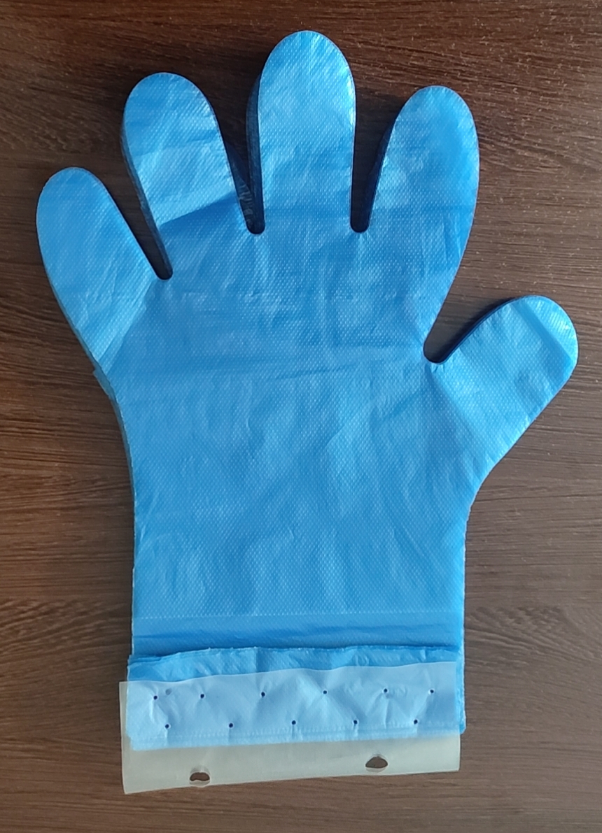 Non-latex Blue Easy Fit Disposable Gloves