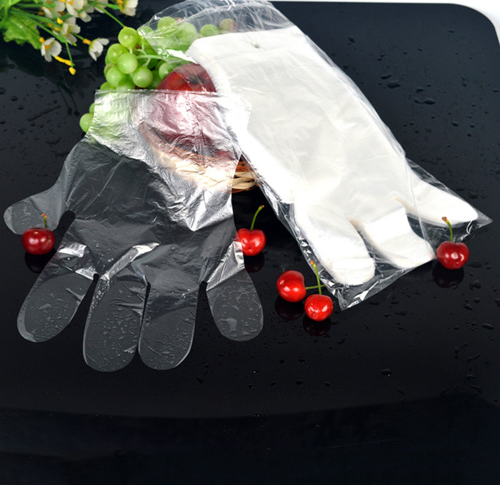 Transparent Food Grade Disposable Gloves for Fast Food